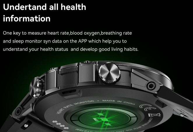 K52 Bluetooth Call Smart Watch - Black_7